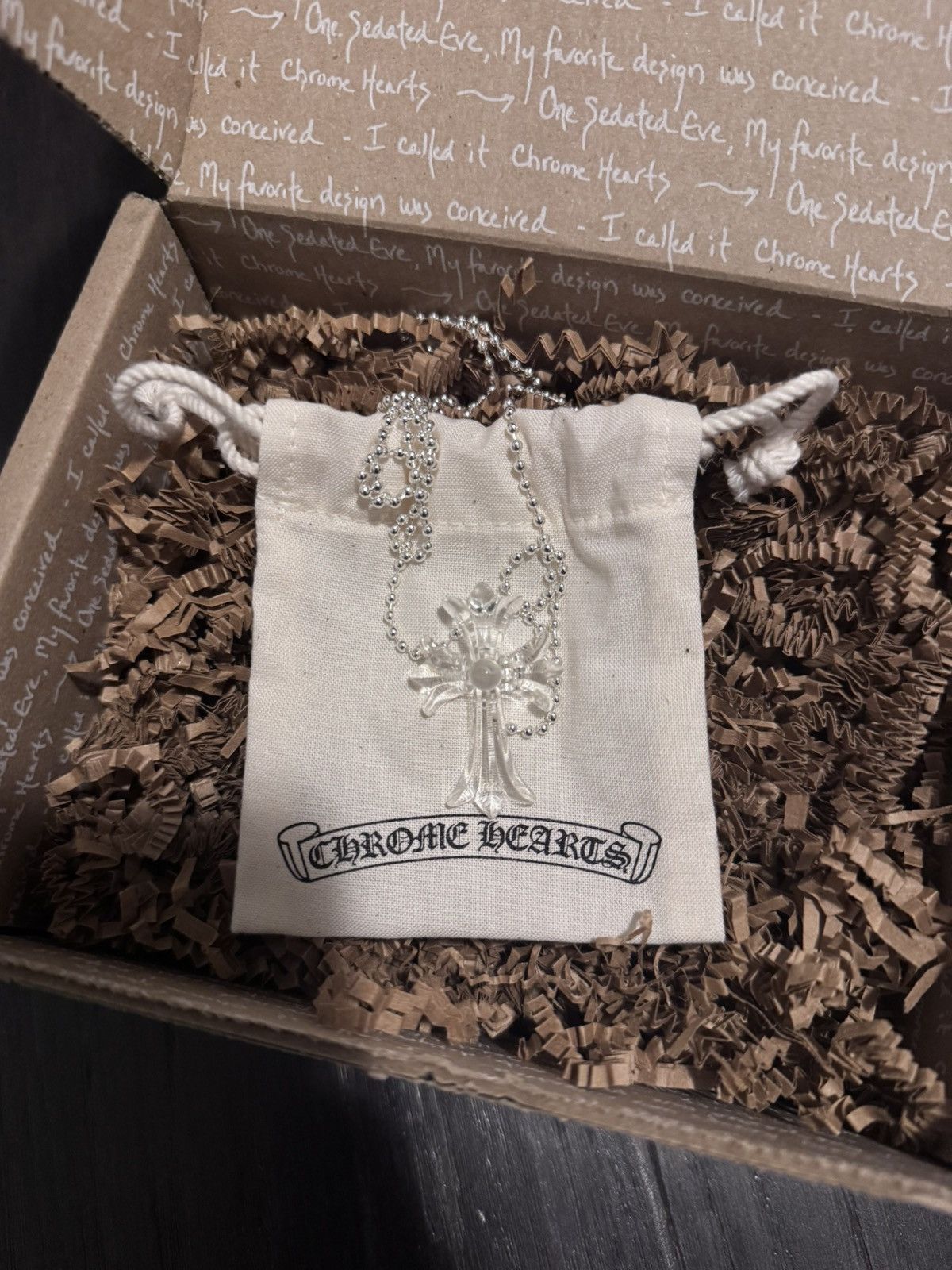 Chrome Hearts Chrome Hearts Silicone CH Cross Clear Size ONE SIZE - 1 Thumbnail