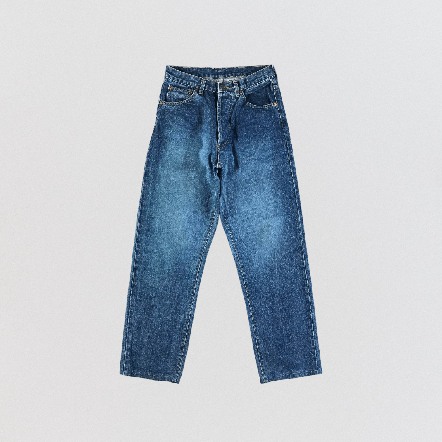 Vintage Vintage Blue Wash Bad Threads Redline Jeans-JM3509 Size US 29 - 1 Thumbnail