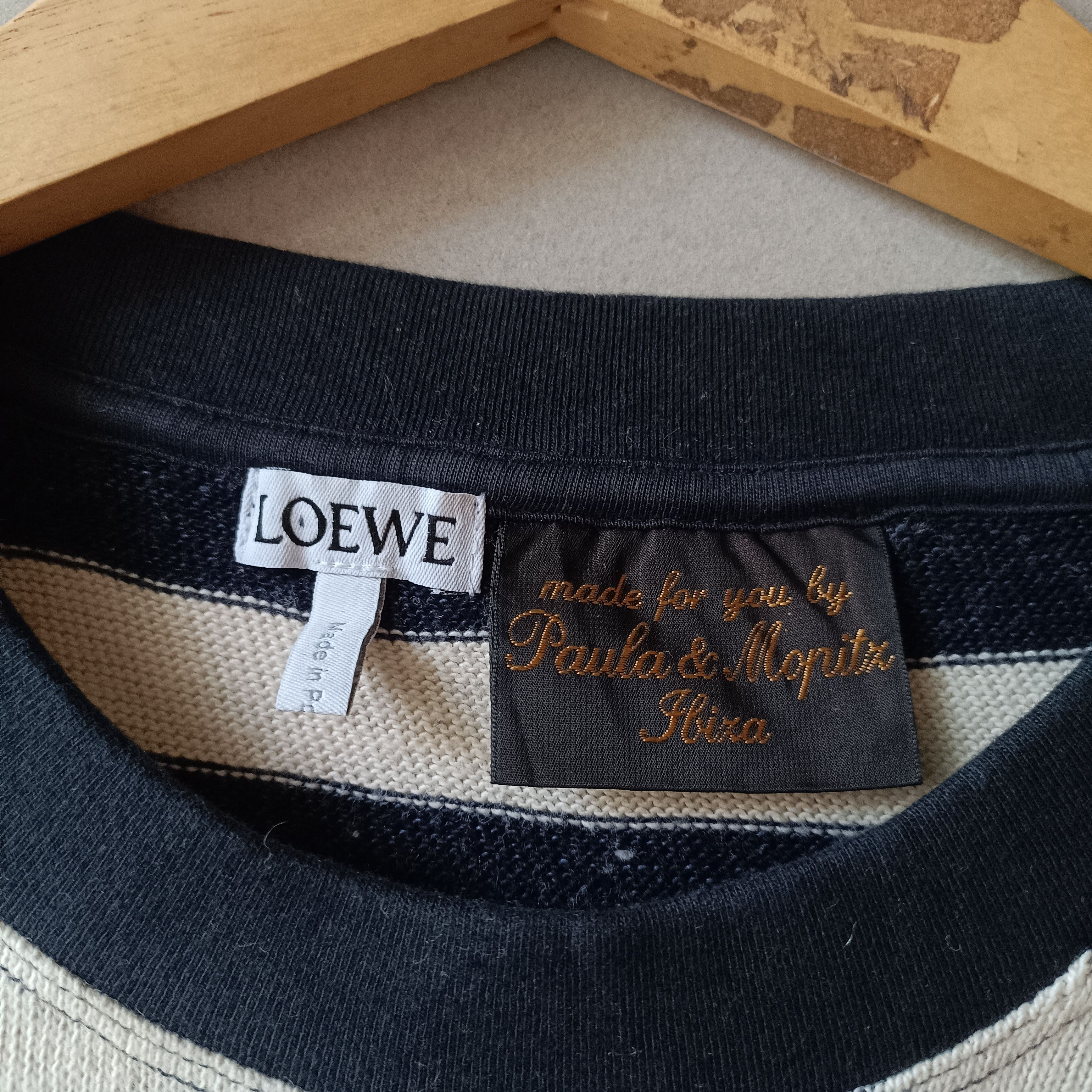 Loewe Loewe Paula ibiza striped Sweatshirt cotton knitted Size US L / EU 52-54 / 3 - 5 Thumbnail