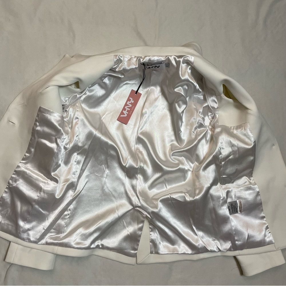 Other NWT New VHNY White Cut Out Blazer Jacket Size XS Size XS / US 0-2 / IT 36-38 - 7 Thumbnail