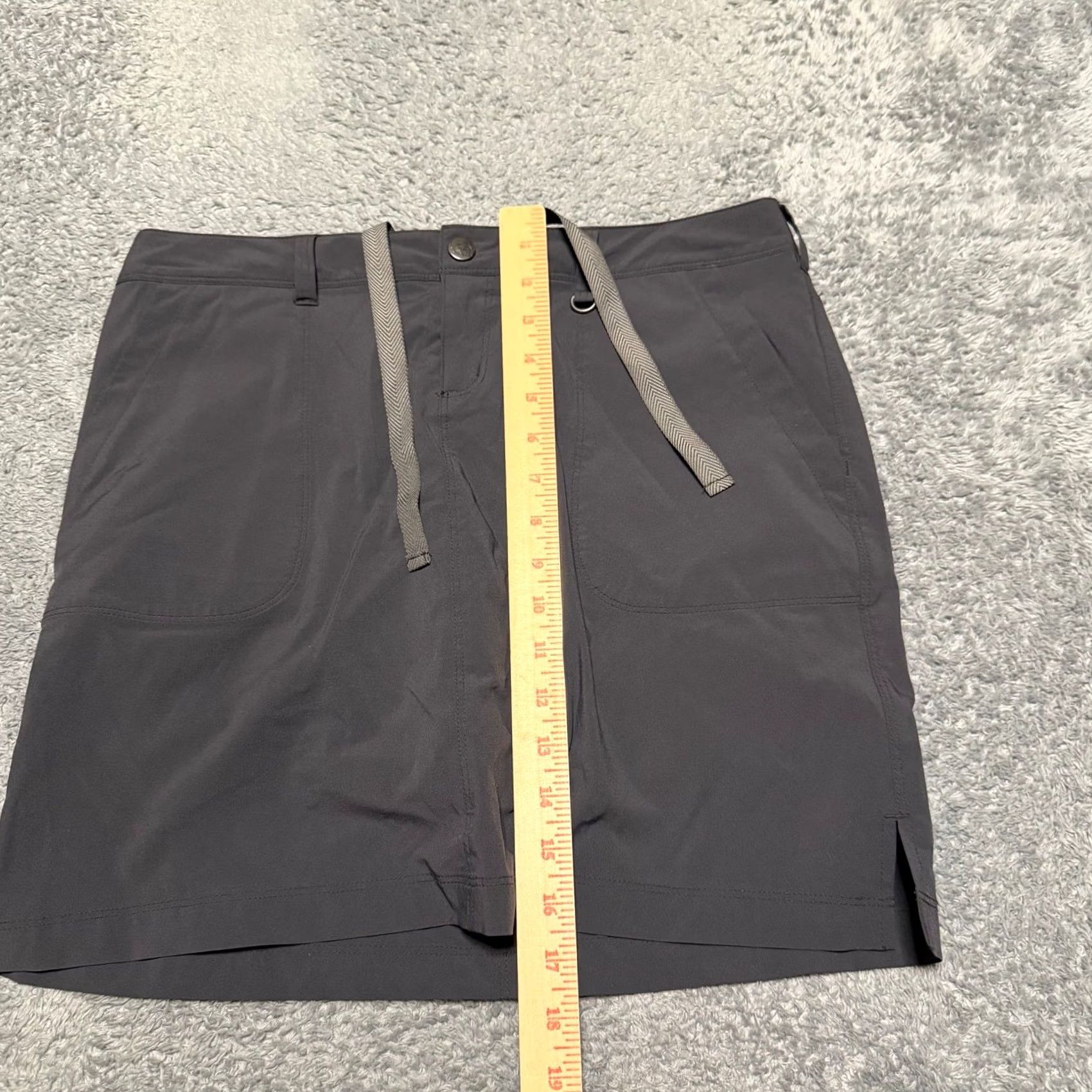 Vintage REI Skort Skirt Womens 8 Blue Nylon Blend Zipper Pocket Lined Outdoor Size 30" / US 8 / IT 44 - 8 Thumbnail