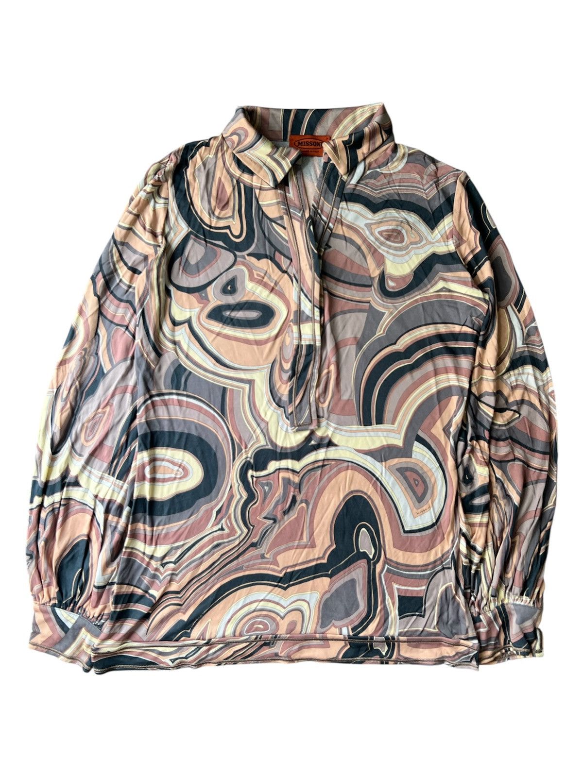 Missoni Missoni Patterned Blouse Vintage Size M / US 6-8 / IT 42-44 - 3 Thumbnail