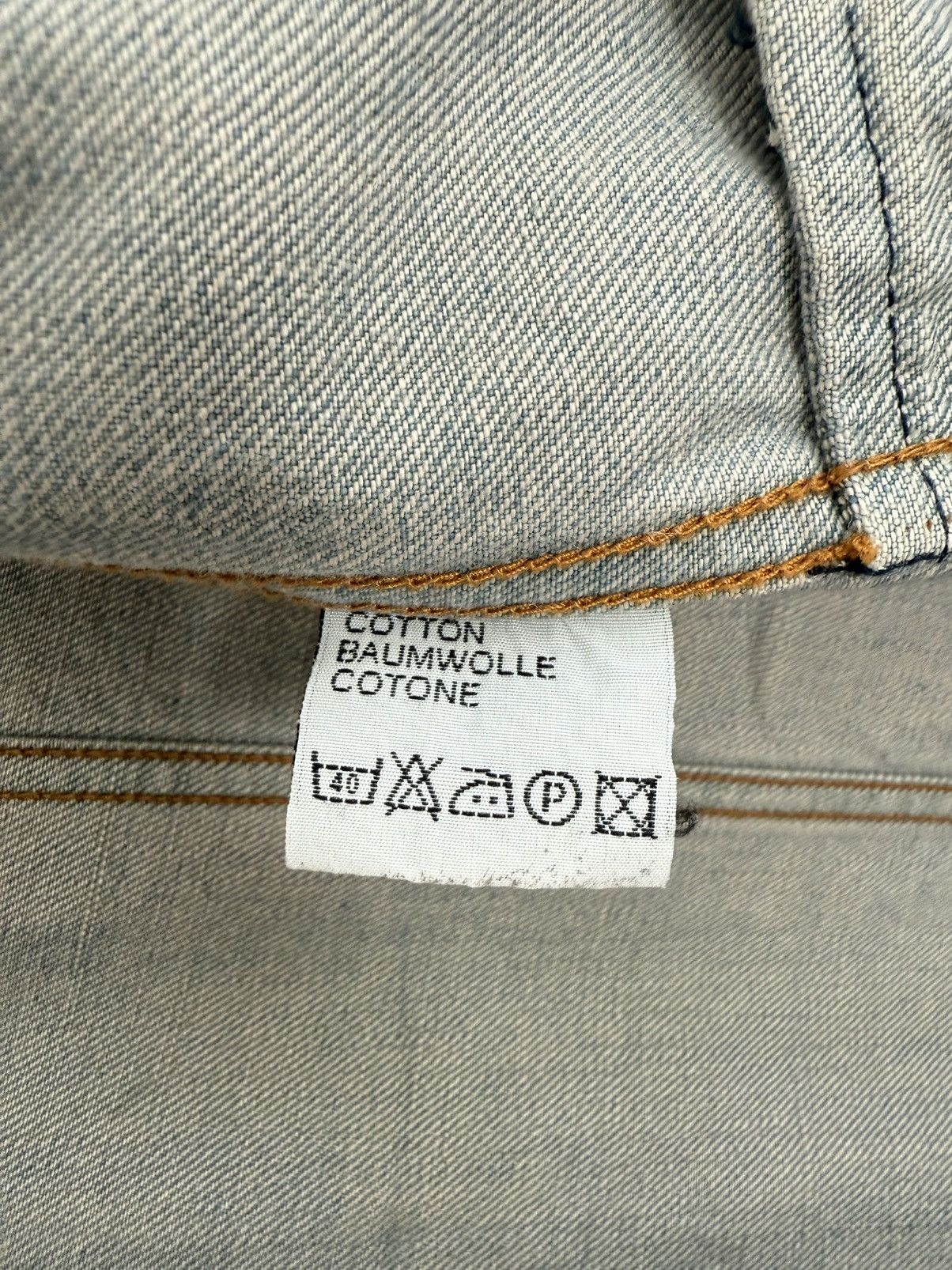 Dior × Hedi Slimane S/S 2004 “Strip” Dirty Bleu Clair Denim Jacket Size US M / EU 48-50 / 2 - 17 Thumbnail