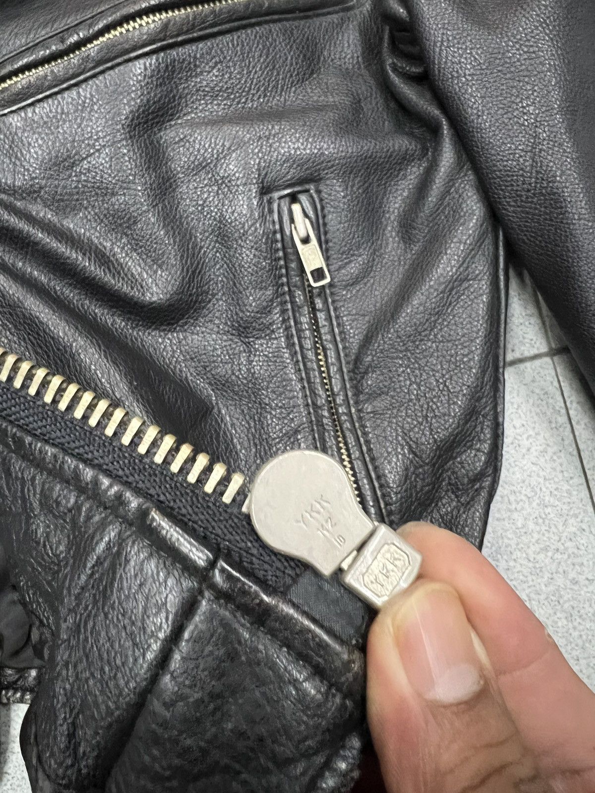 Japanese Brand VINTAGE KAKUISHI PERFECTO MOTO LEATHER JACKET Size US M / EU 48-50 / 2 - 12 Thumbnail
