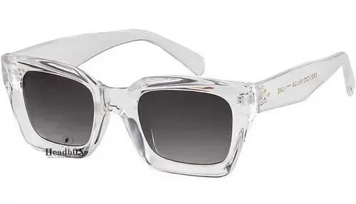 Other Vintage Oversized Transparent Sunglasses Size ONE SIZE - 4 Thumbnail