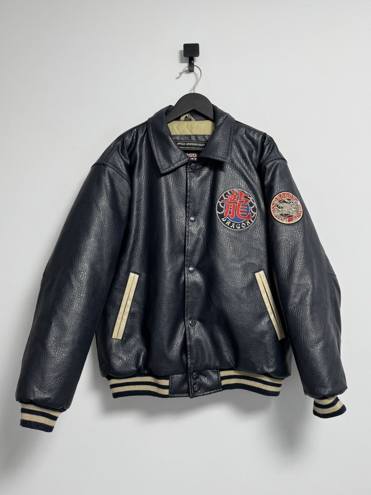 Other Vintage Dragon Embroidered Jacket Y2K Rare Streetwear Bomber Size US L / EU 52-54 / 3 - 1 Thumbnail
