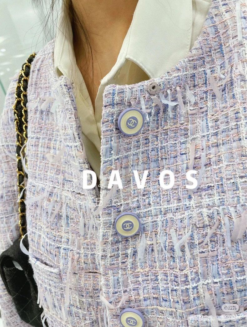 Chanel Chanel Waterfall series taro purple tassel woven jacket 250 Size M / US 6-8 / IT 42-44 - 8 Thumbnail