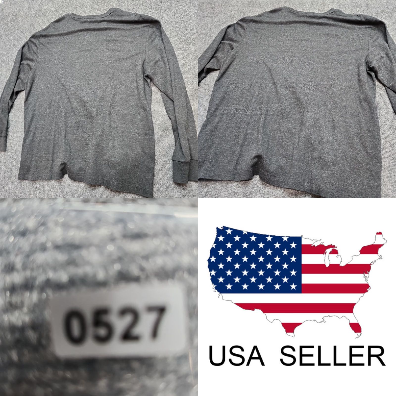 Polo Ralph Lauren Polo Ralph Lauren Shirt Men XL Dark Gray Long Classic Fit T-Shirt Size US XL / EU 56 / 4 - 10 Thumbnail