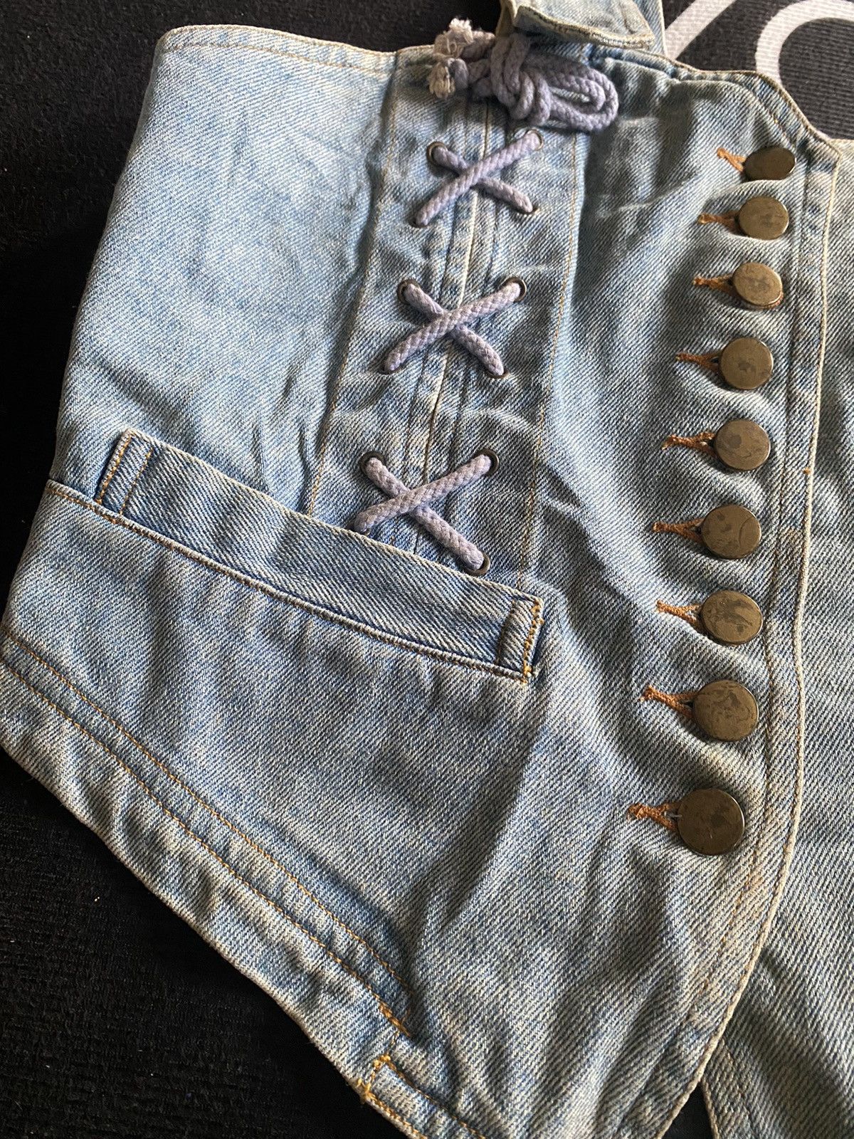 Japanese Brand × Jean Japanese Brand Vest Jeans Size XS / US 0-2 / IT 36-38 - 3 Thumbnail