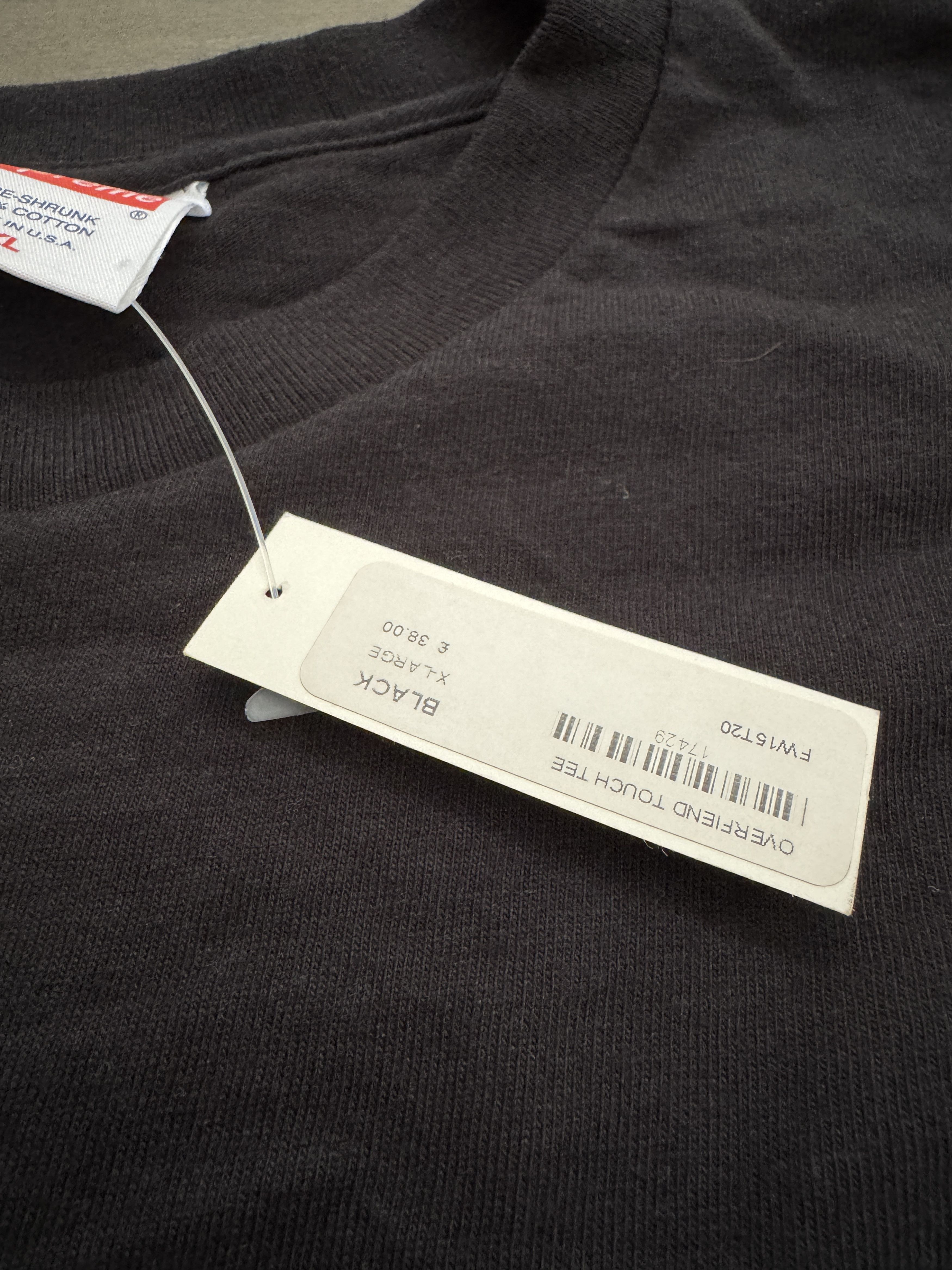Supreme New with Tags Overfiend Toshio Maeda Touch Tee Black Size US XL / EU 56 / 4 - 4 Thumbnail