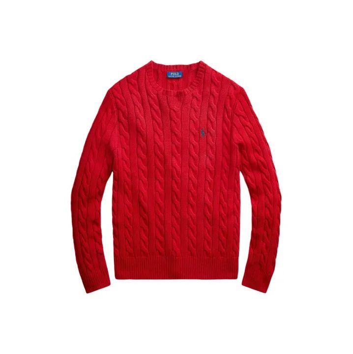 Polo Ralph Lauren Polo Ralph Lauren Men's Cable Knit Logo Sweater Size US M / EU 48-50 / 2 - 1 Thumbnail