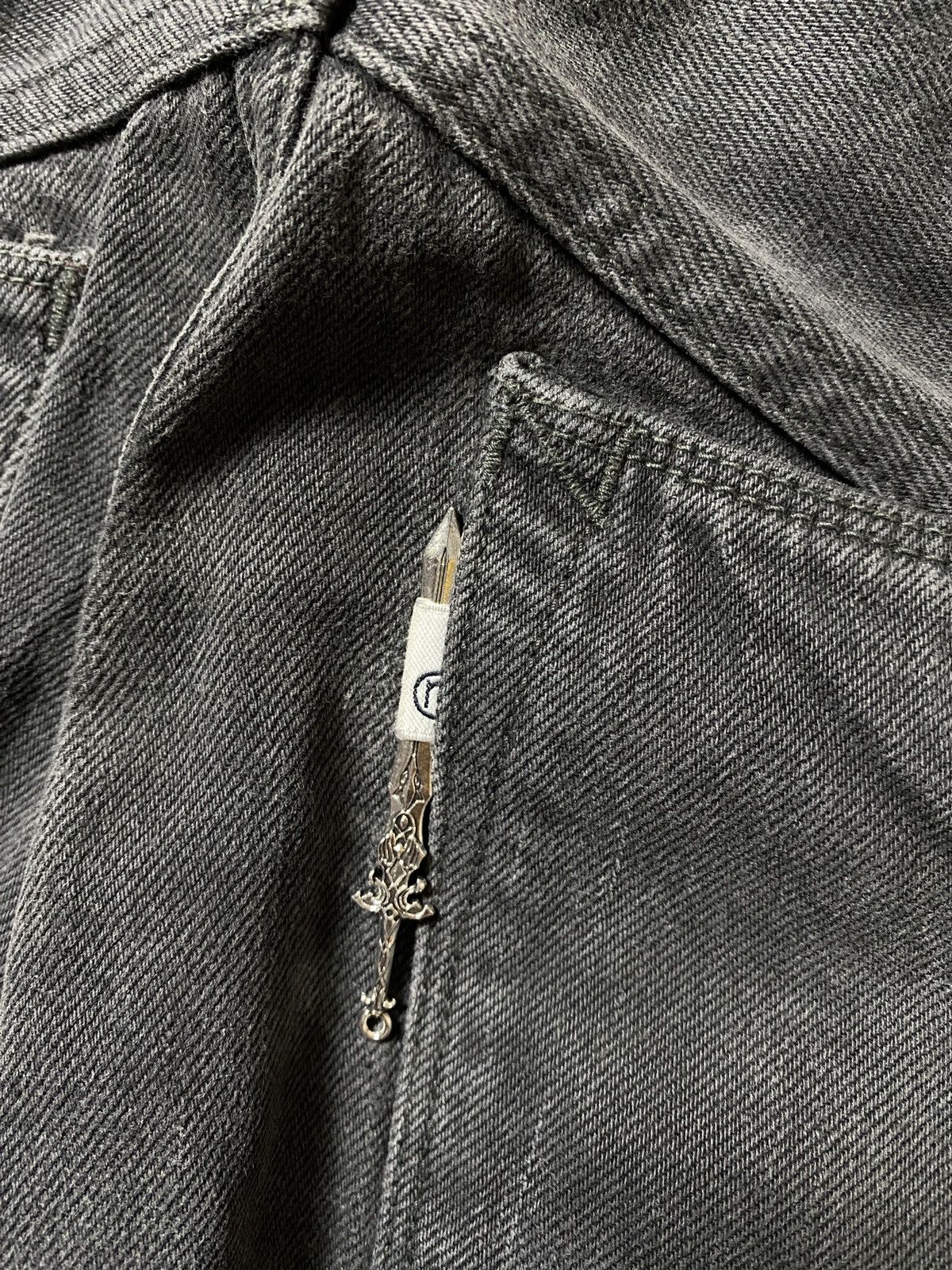 Japanese Brand Nonnative selvedge Japan black skinny biker jeans Size US 30 / EU 46 - 11 Thumbnail