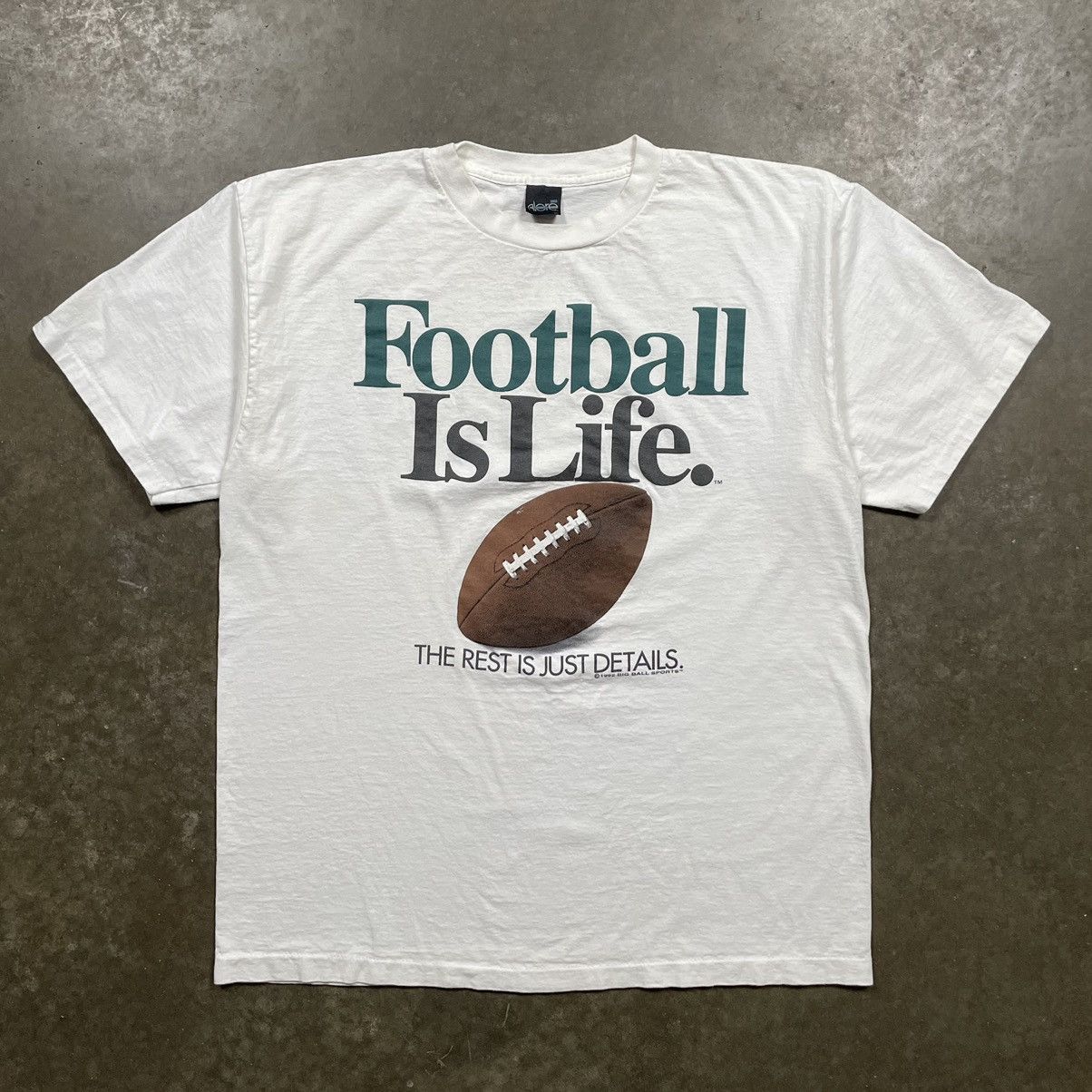 Vintage Vintage 90s Football is Life Tshirt 90s Humor Funny Sports Size US XL / EU 56 / 4 - 1 Thumbnail