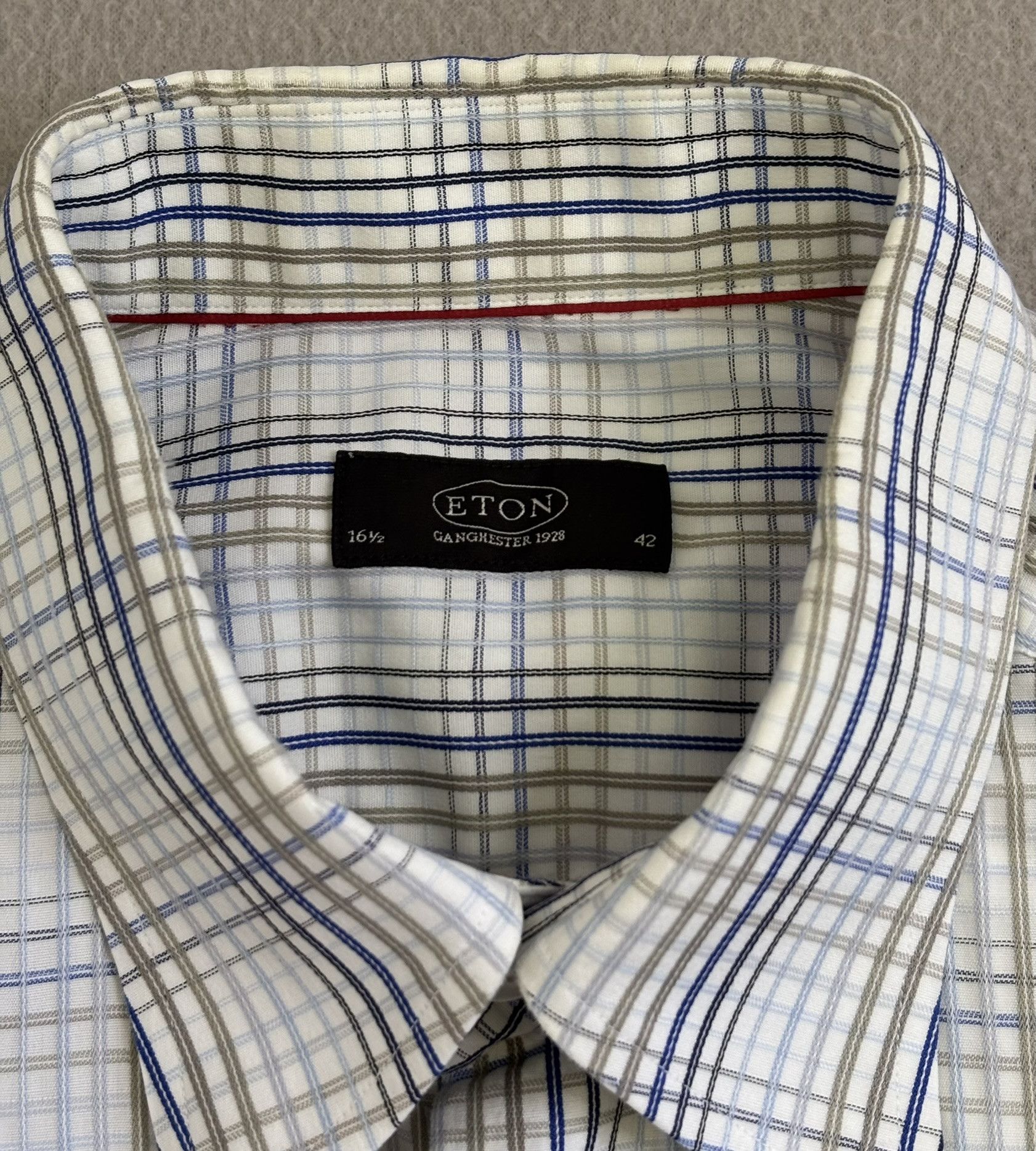 Eton Eton shirt white checks size 42 Size US L / EU 52-54 / 3 - 13 Thumbnail