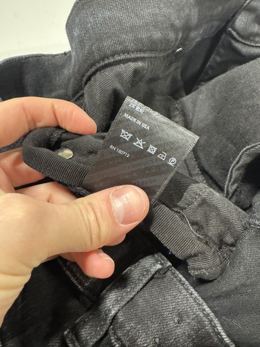 Amiri Amiri Distressed Logo Black Denim Jeans 1400$ Size US 36 / EU 52 - 10 Thumbnail