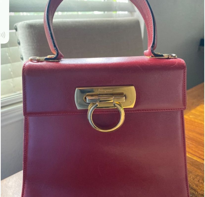 Salvatore Ferragamo Gancini Leather Bag Size ONE SIZE - 3 Thumbnail