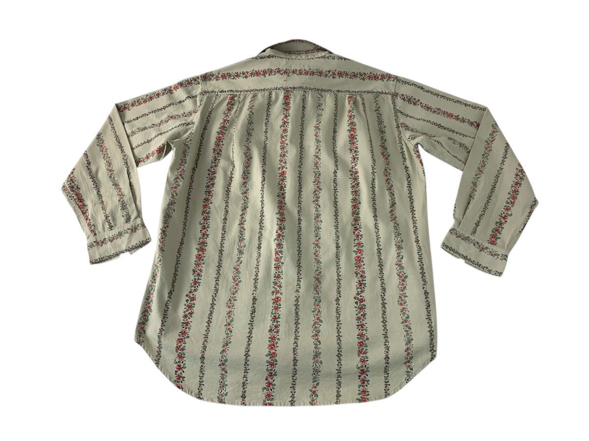 Other Hyper Remix Mainstream Striped Floral Button Up Shirt Size US L / EU 52-54 / 3 - 2 Thumbnail