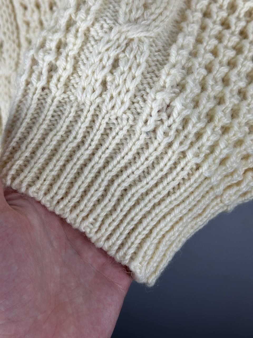 Aran Isles Knitwear Gaeltarra Handloomed Aran Vintage Wool Knitted Sweater Size US L / EU 52-54 / 3 - 8 Thumbnail