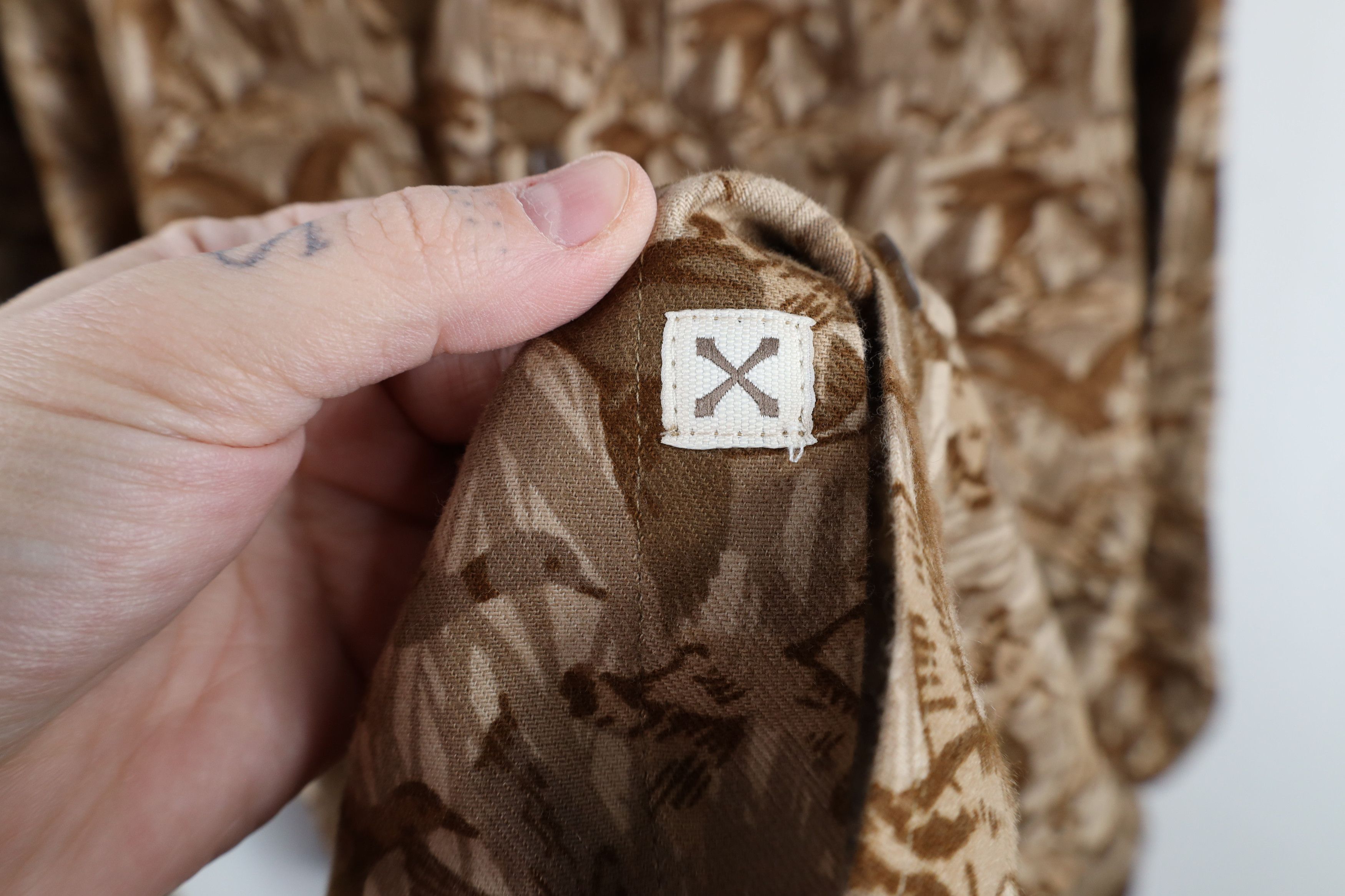 Lands' End × Vintage Lands End x Blake Shelton Camouflage Over Print Button Shirt Size US L / EU 52-54 / 3 - 8 Thumbnail
