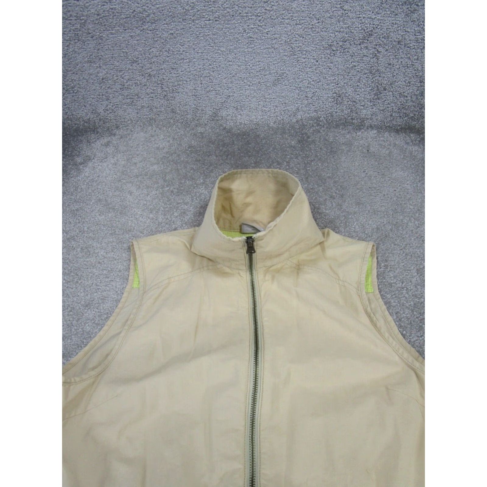 Vintage Columbia Vest Womens Medium Yellow Arch Cape III Lightweight Womens Size M / US 6-8 / IT 42-44 - 2 Thumbnail