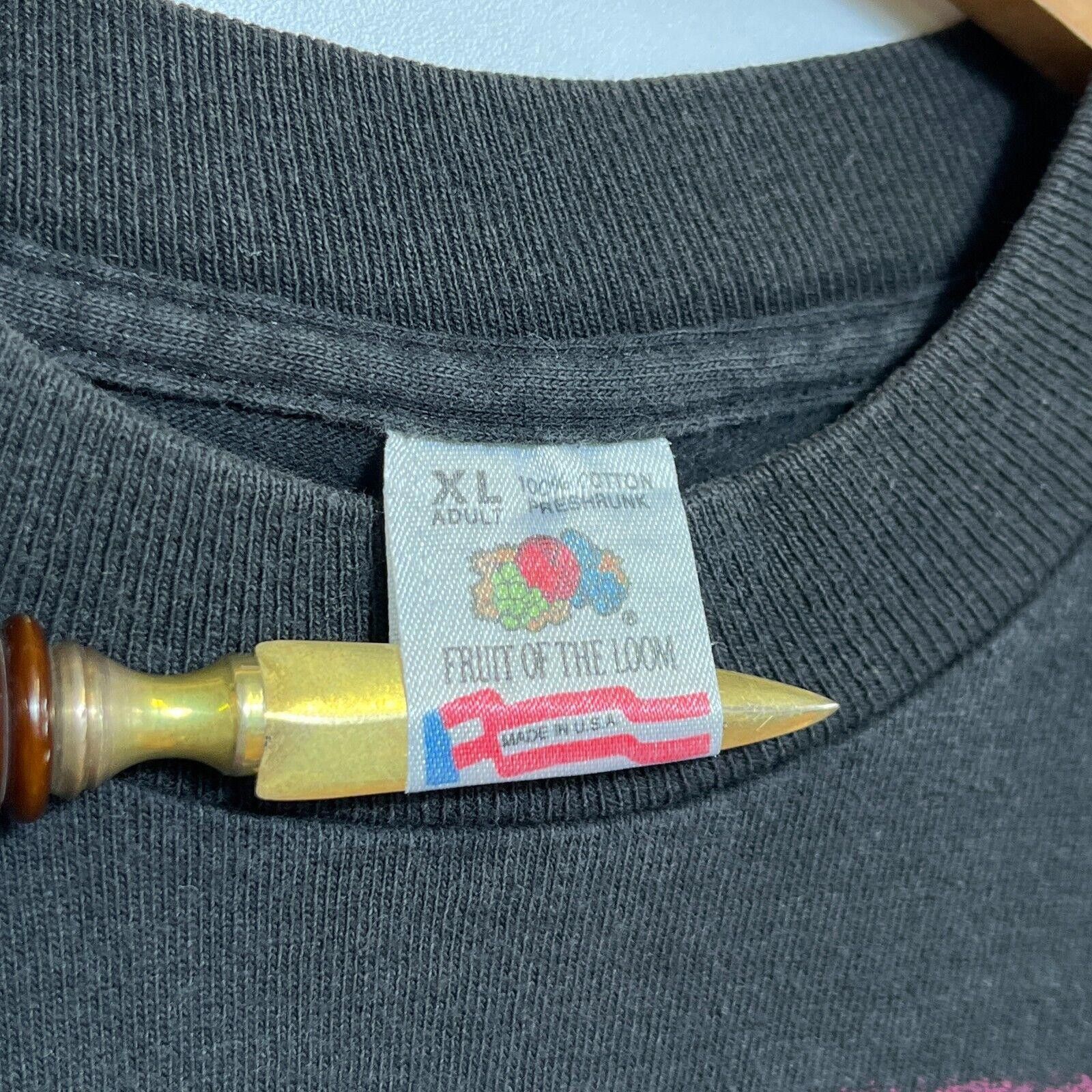 Fruit Of The Loom × Vintage Vintage 80s American Trucker T-shirt XL Highway Angel Size US XL / EU 56 / 4 - 7 Thumbnail