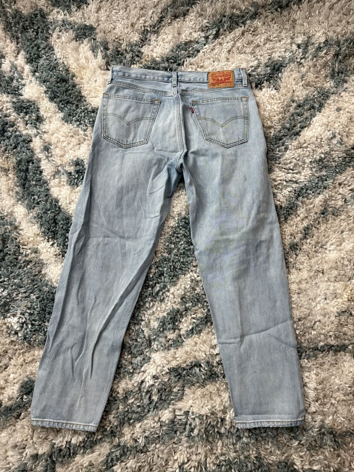 Levi's Levis 550 - Light Blue Wash - 33/32 Size US 34 / EU 50 - 6 Thumbnail