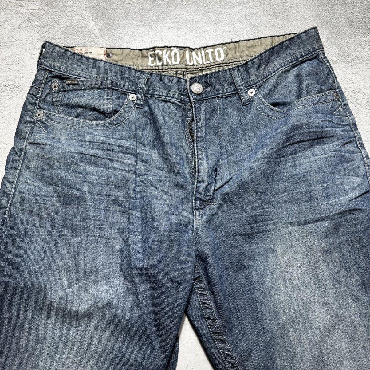 Ecko Unltd. vintage rap y2k ecko untld jeans big logo flared Size US 38 / EU 54 - 10 Thumbnail
