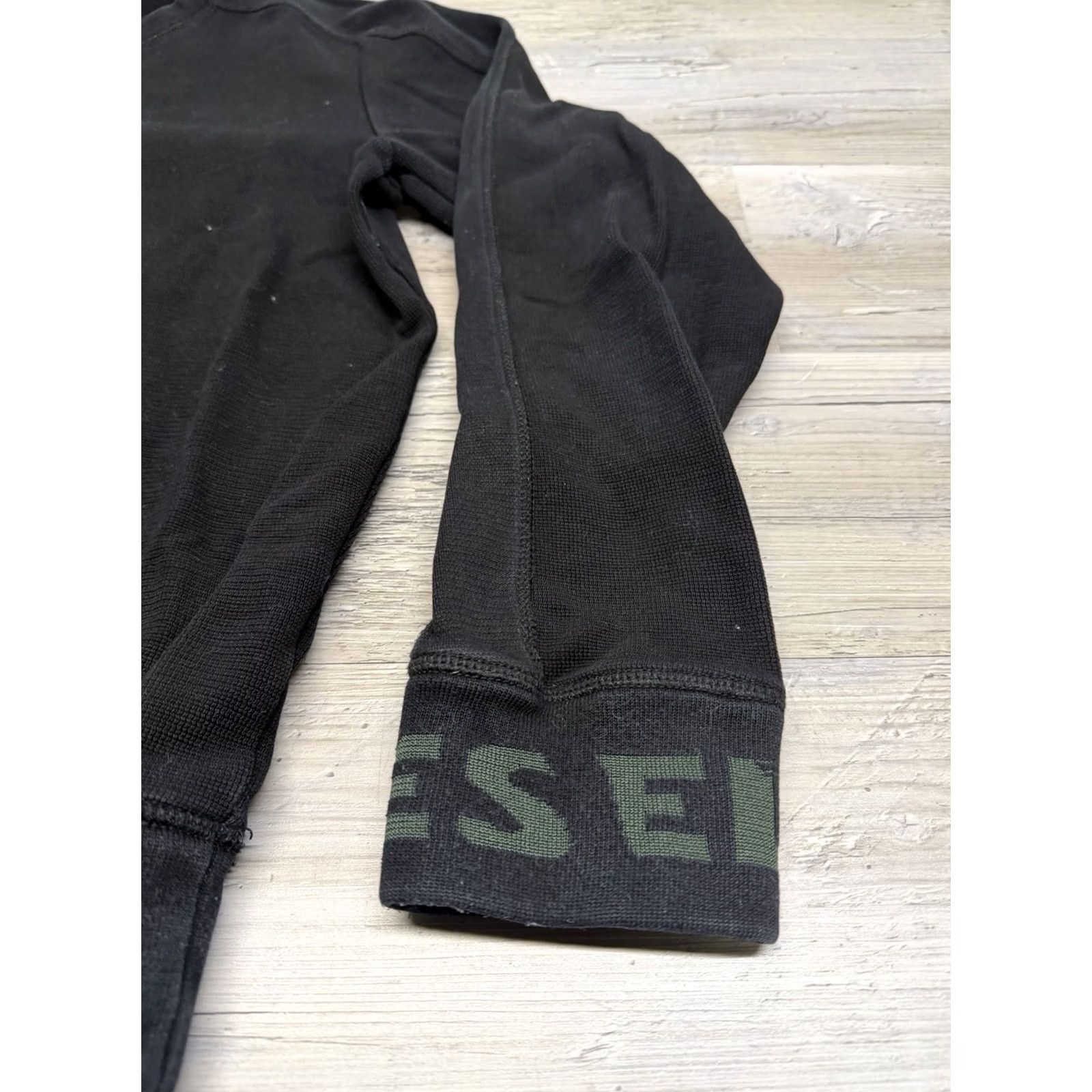 Diesel Diesel Sweatshirt Mens Size Large Black Crewneck Pullover Casual Textured Size US L / EU 52-54 / 3 - 3 Thumbnail