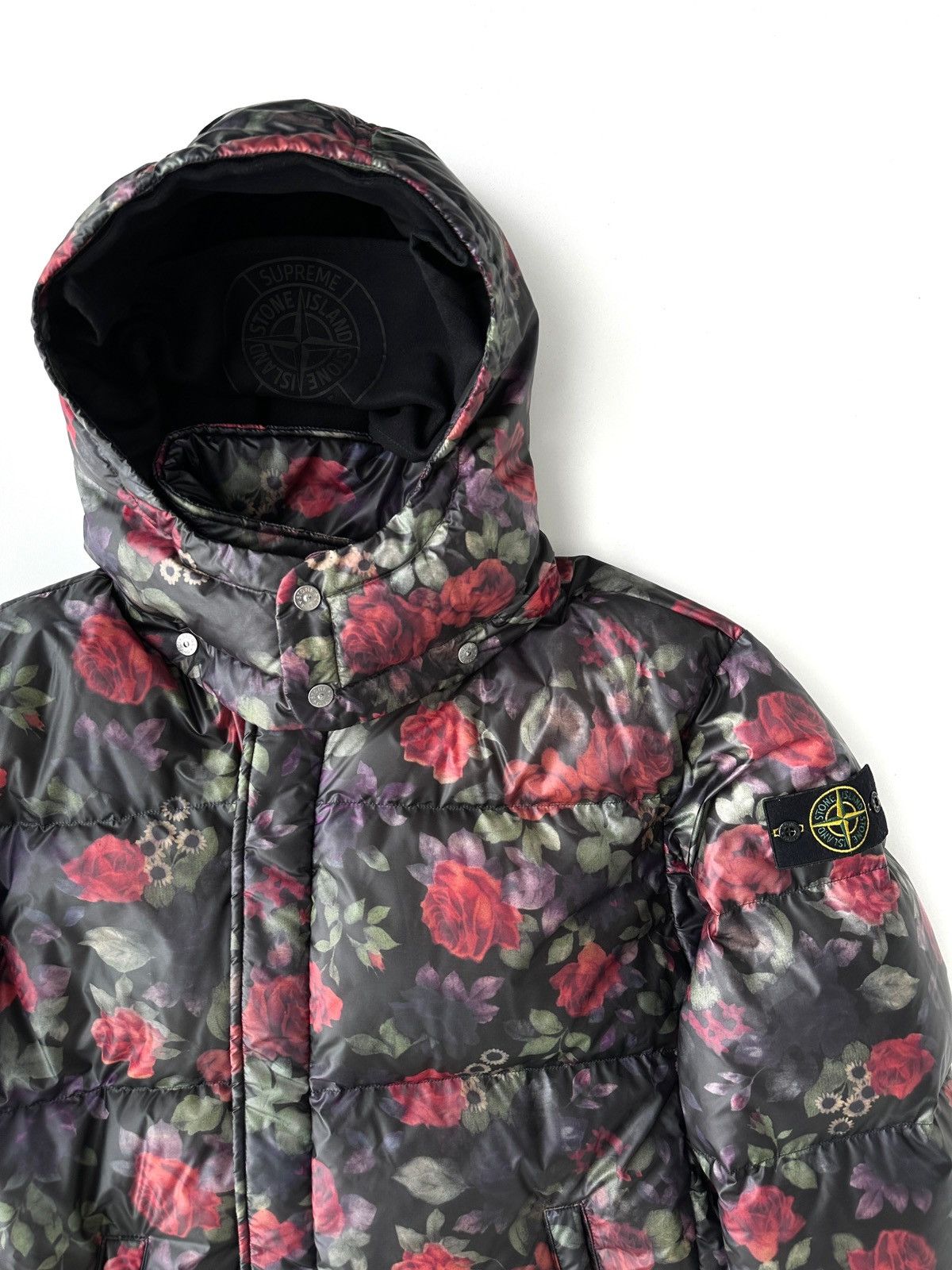 Stone Island × Supreme Stone Island x Supreme Lamy Cover Stampato Puffy Jacket Size US XL / EU 56 / 4 - 3 Thumbnail