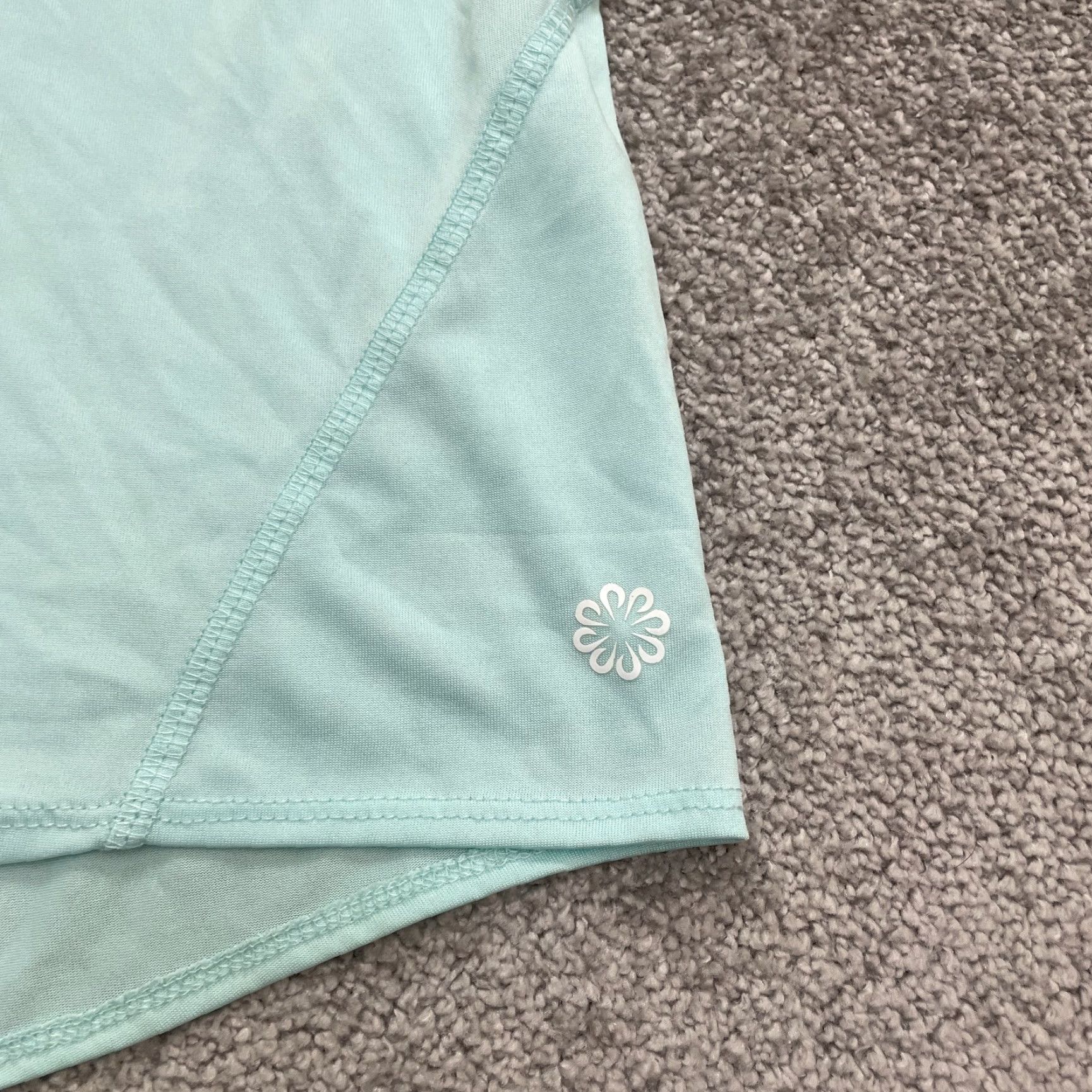 Pro Player Pro-Player Tank Top Womens M Green Halter Crisscross Back Sleeveless Relaxed 100% Polyester Athletic Activewear Shirt/Top Size M / US 6-8 / IT 42-44 - 4 Thumbnail