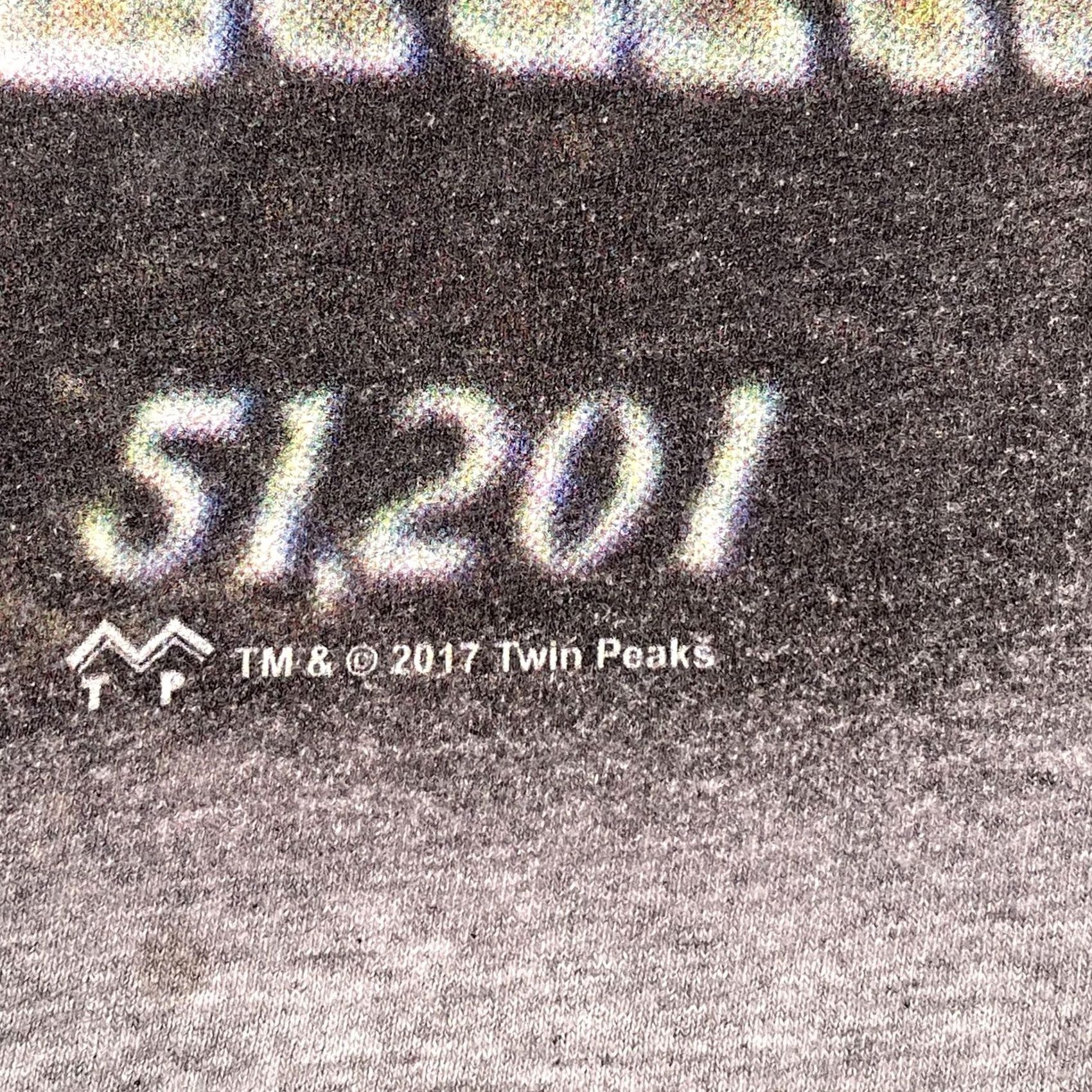 Fruit Of The Loom Twin Peaks Shirt Mens Large Gray Welcome To Twin Peaks Tee Fruit Of The Loom Size US L / EU 52-54 / 3 - 3 Thumbnail