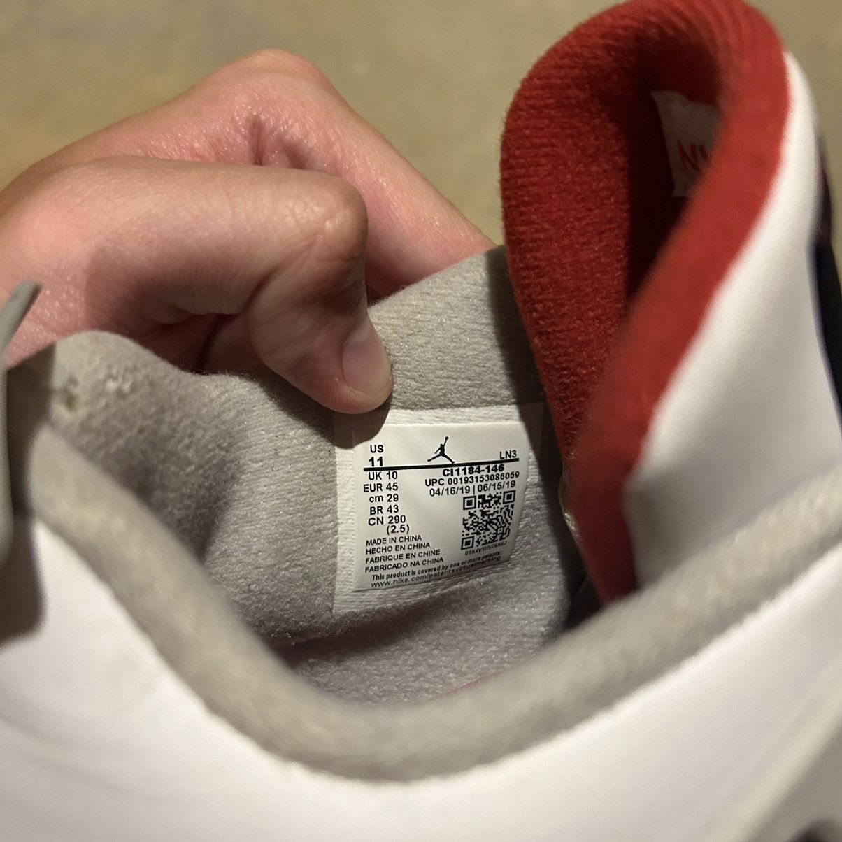 Jordan Brand × Nike Air Jordan 4 Retro What The 2019 US 11 Size US 11 / EU 44 - 10 Thumbnail