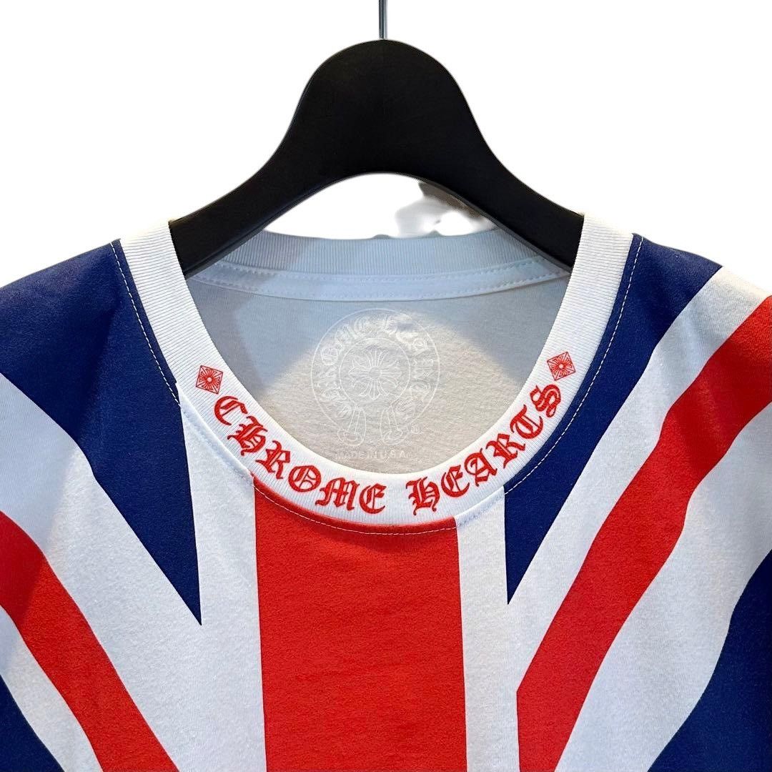 Chrome Hearts Chrome Hearts Union Jack Tshirt Size US XL / EU 56 / 4 - 4 Thumbnail