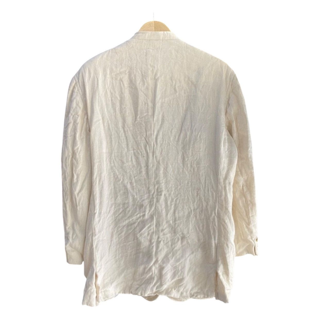 Versace Vintage Versace Classic V2 MandarinCollarLinenSingleBreasted Size US L / EU 52-54 / 3 - 2 Thumbnail