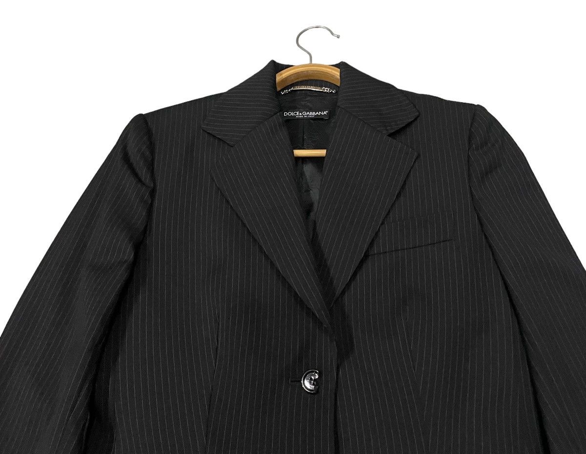 Dolce & Gabbana Runway Dolce & Gabbana Pinstripe Jumpsuit Size S / US 4 / IT 40 - 6 Thumbnail