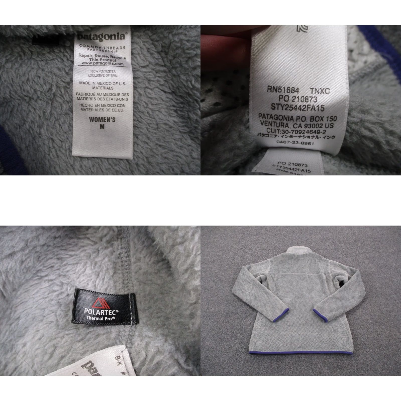 Patagonia Patagonia Snap T Jacket Womens M Gray Sweater Outdoor Hiking Camping 25442 Size M / US 6-8 / IT 42-44 - 8 Thumbnail