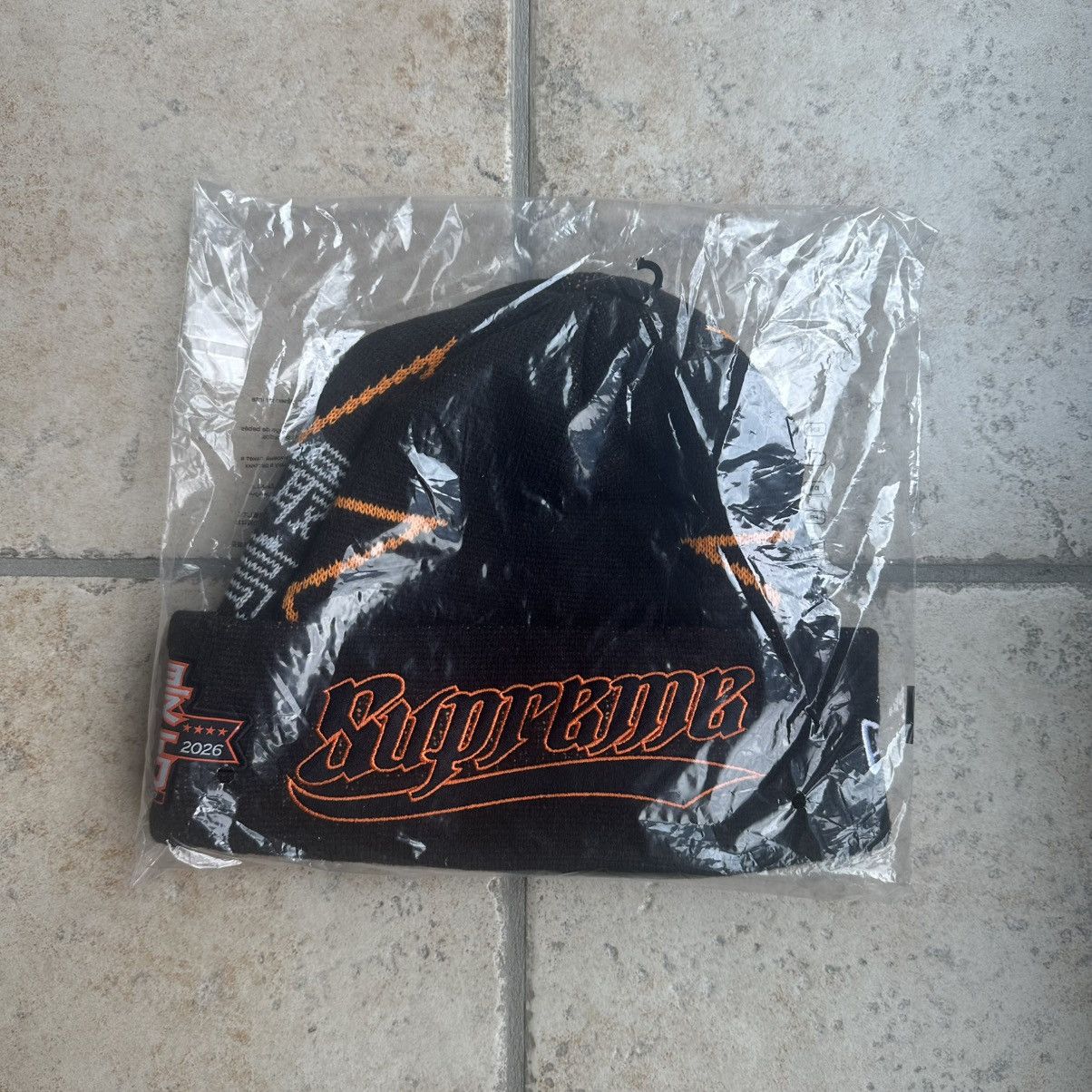 Supreme Supreme New Era Stars Beanie Black Size ONE SIZE - 1 Thumbnail