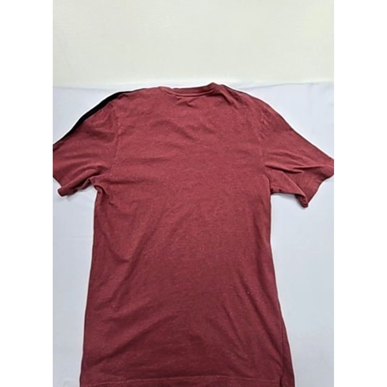 Adidas Adidas Men’s Burgundy 3 Stripes T-Shirt M Short Sleeve Crew Regular Mens Size US M / EU 48-50 / 2 - 2 Thumbnail