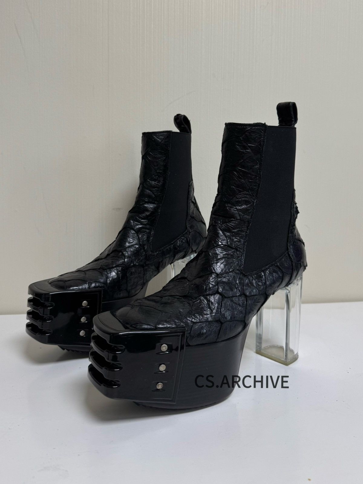 Rick Owens Rick owens Pirarucu Kiss boots Size US 11 / EU 44 - 1 Thumbnail