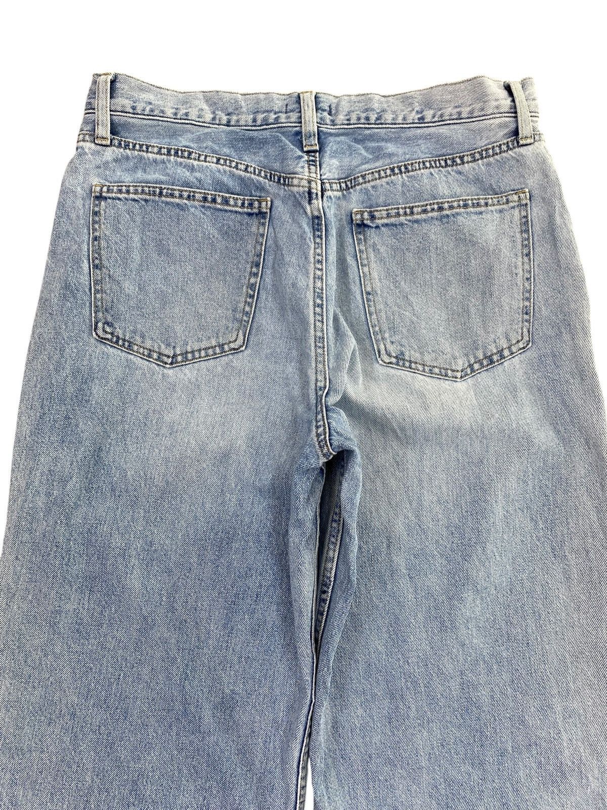 Uniqlo Uniqlo Brand Acid Blue Wash Style Baggy Jeans Size US 30 / EU 46 - 4 Thumbnail