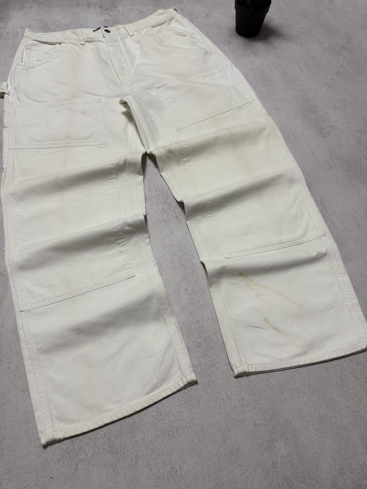 Vintage Vintage Polo Ralph Lauren Carpenter Baggy Doubleknee Pants Size US 34 / EU 50 - 2 Thumbnail