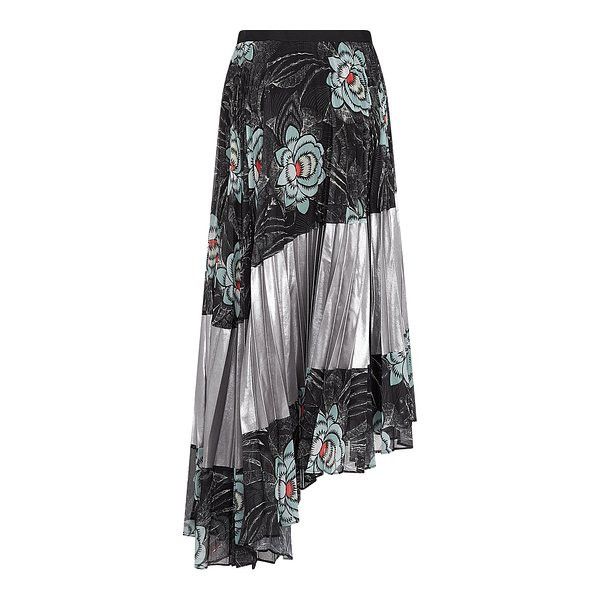 Dries Van Noten o1tko10125 Long Skirt in Multicolor Size 26" / US 2 / IT 38 - 2 Thumbnail