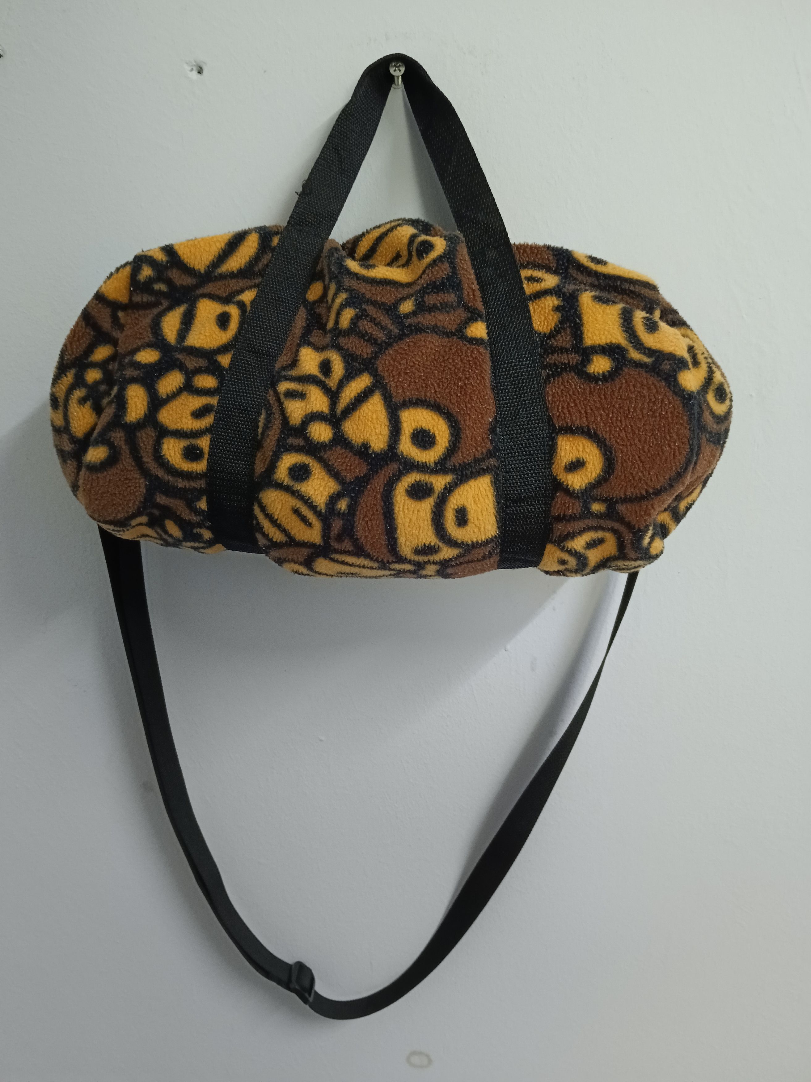Japanese Brand FULLPRINT BAPE BABY MILO FLEECE DUFFLE 2WAY Size ONE SIZE - 2 Thumbnail