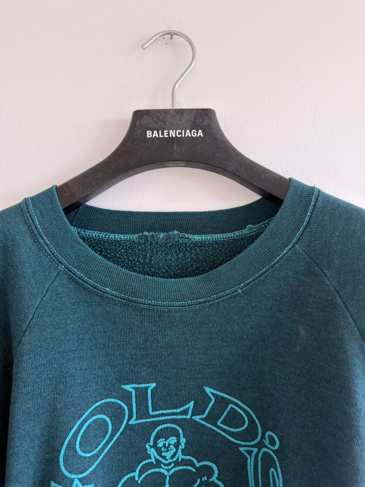 Vintage *RARE* GOLD’S GYM 80s BODYBUILDING SWEATER BOXY Size US XL / EU 56 / 4 - 4 Thumbnail