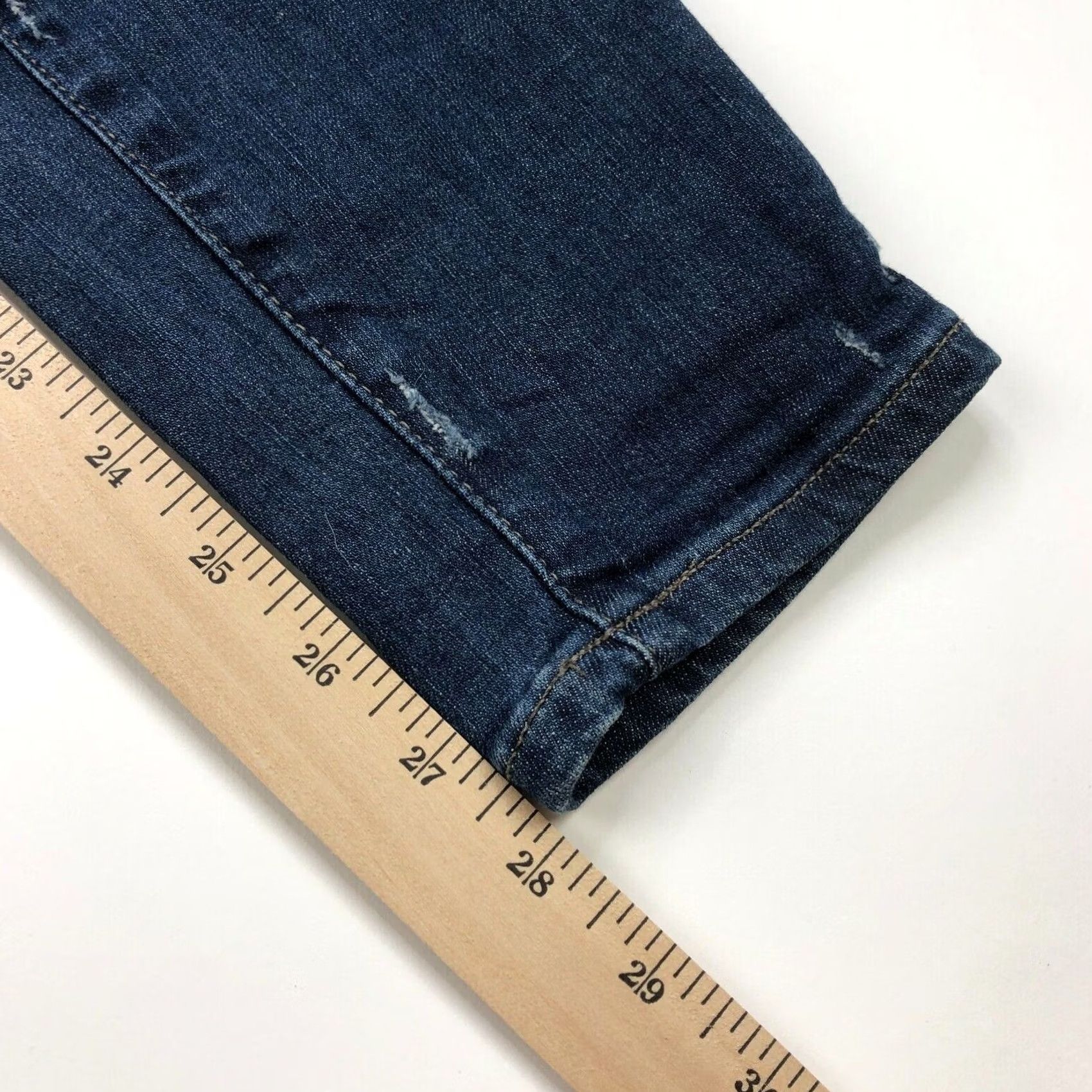 Paige Paige Verdugo Ankle 24 Jeans Denim Slim Distressed Regular Rise Mid 26W 28L Blue Womens Jeans Skinny Size 42" / US 20 - 4 Thumbnail