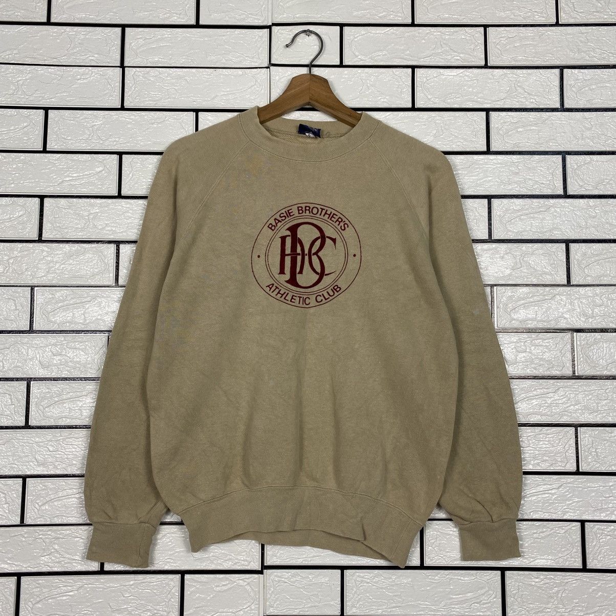 Japanese Brand 📌Vintage Sweatshirt Basie Brothers Big Logo Issey Miyake Size US M / EU 48-50 / 2 - 2 Thumbnail