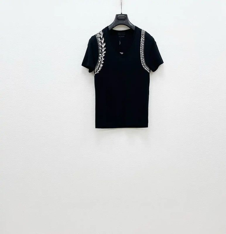 Alexander McQueen Alexander McQueen Black Cotton T-Shirt for Men 0089 Size US XS / EU 42 / 0 - 1 Thumbnail