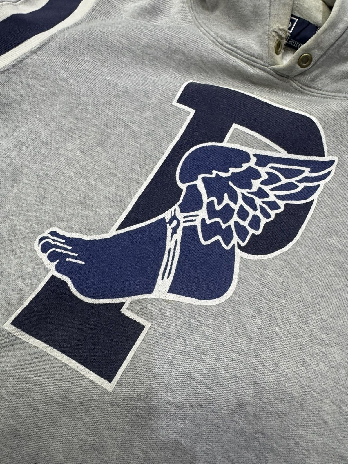 Polo Ralph Lauren VTG 1992 POLO P WINGS HOODIE JAPAN ORIGIN Size US L / EU 52-54 / 3 - 4 Thumbnail