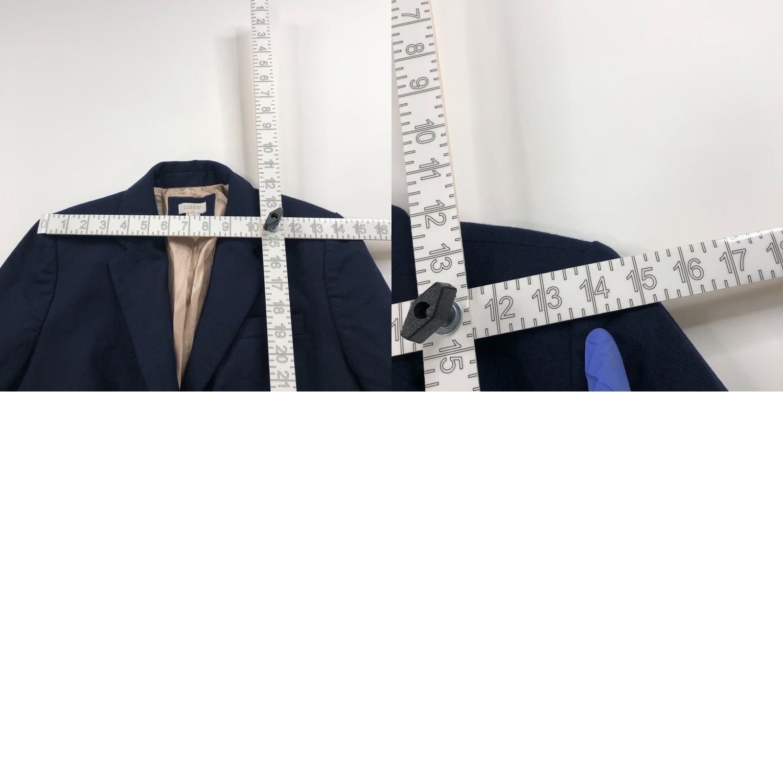 J.Crew J.Crew Blazer Wool Blend Button Blue 4 Keating Mid-Length Wool Blend Lining Polyester Button Closure Women Regular Jacket Coat Blazer retro Vintage No Size S / US 4 / IT 40 - 9 Thumbnail