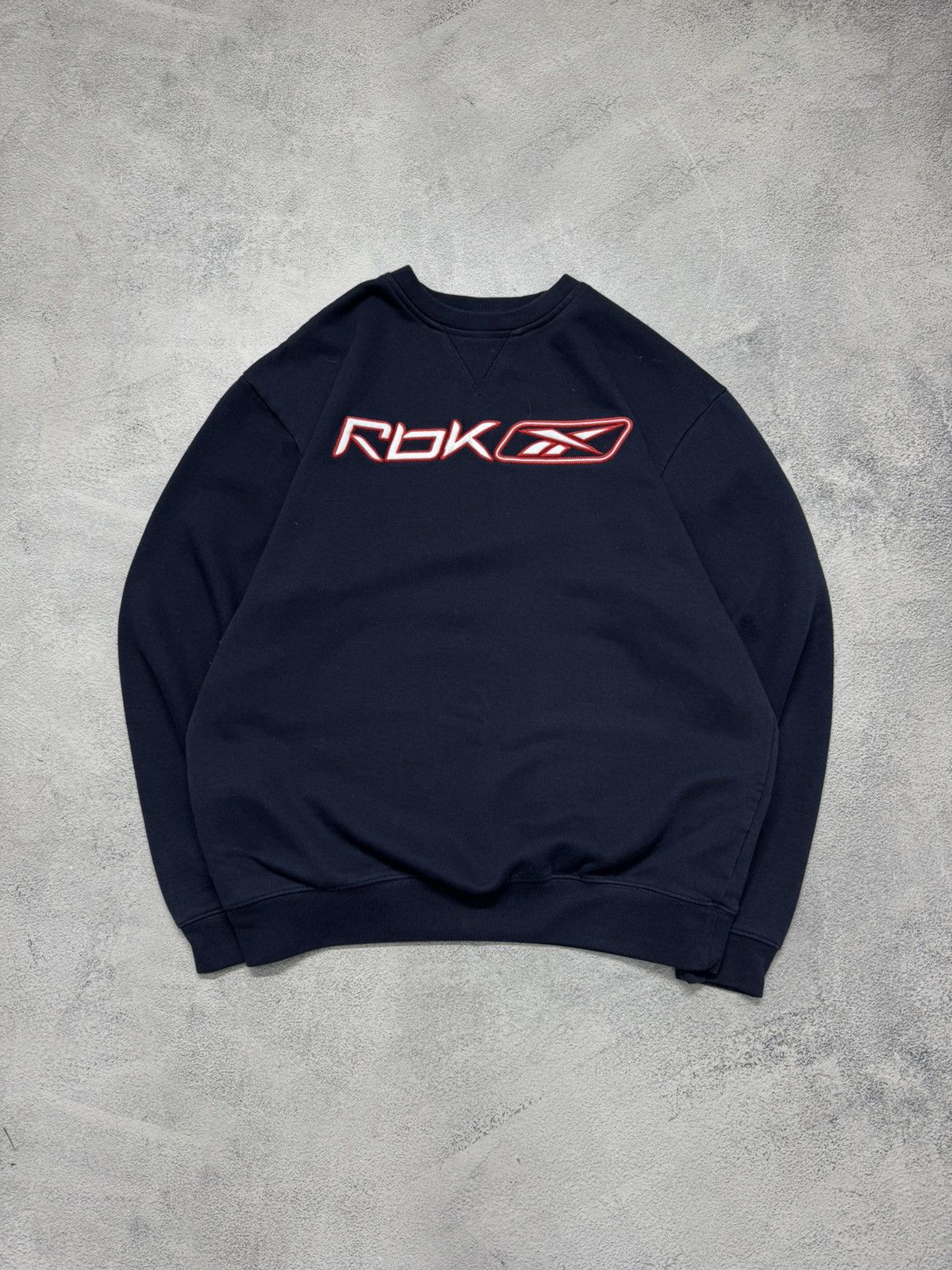 Reebok Vintage Y2k Reebok Big Logo Sweatshirt 00’s Size L / US 10 / IT 46 - 2 Thumbnail